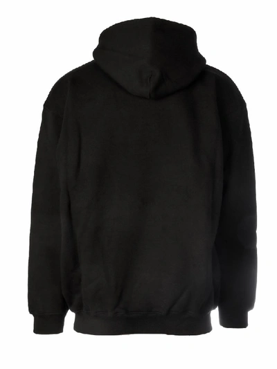 Shop Balenciaga Paris Sweatshirt In Black