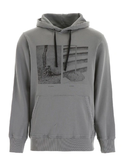 Shop Alyx Printed Hoodie In Grey (grey)