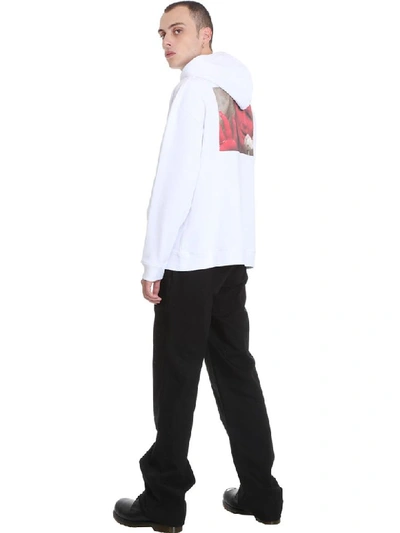 Shop Raf Simons Sweatshirt In White Cotton