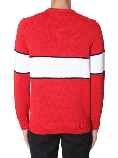 Shop Givenchy Top Knit Sweater In Rosso