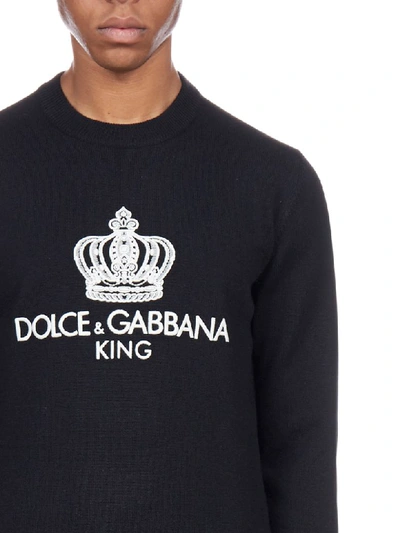 Shop Dolce & Gabbana Fleece In Nero