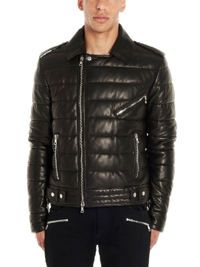 Shop Balmain Jacket In Black