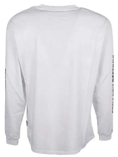 Shop Gcds Long Sleeve T-shirt In White/purple
