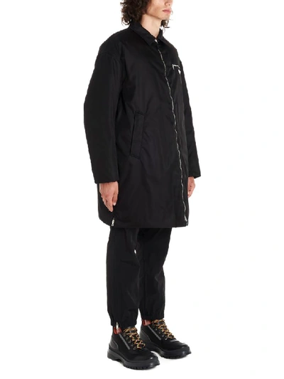 Shop Prada Parka In Black