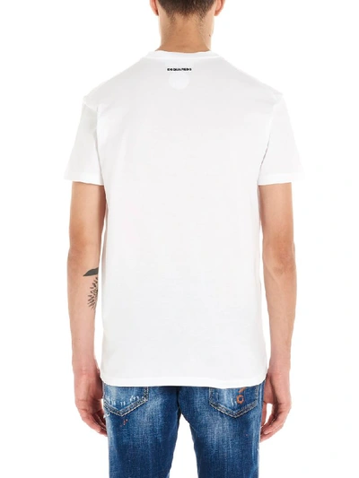 Shop Dsquared2 Bikerismo T-shirt In White