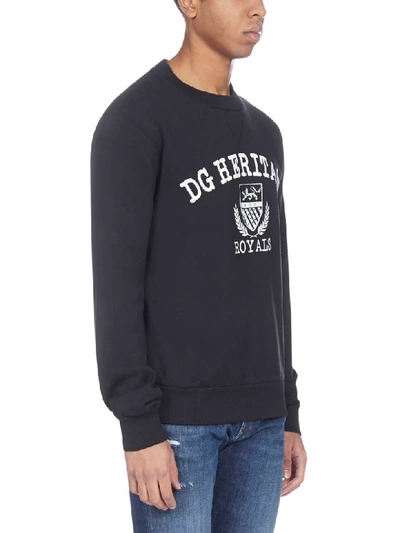 Shop Dolce & Gabbana Fleece In Nero