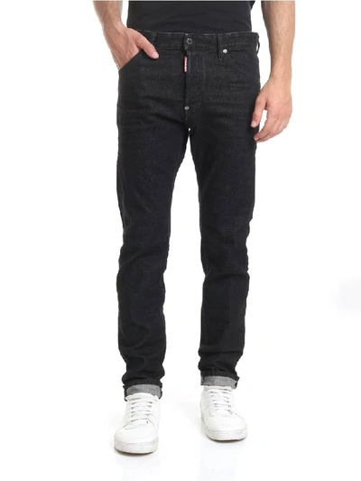 Shop Dsquared2 Cool Guy Black Denim Jeans