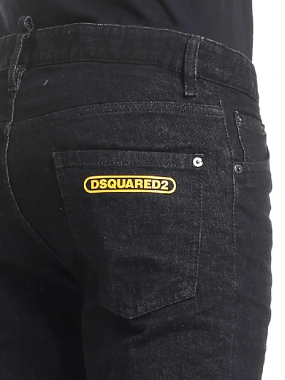 Shop Dsquared2 Cool Guy Black Denim Jeans