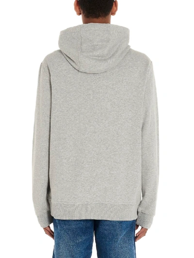 Shop Burberry Hunter Hoodie In Grey