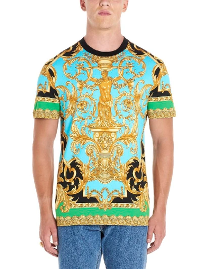 Shop Versace Home Barocco T-shirt In Multicolor