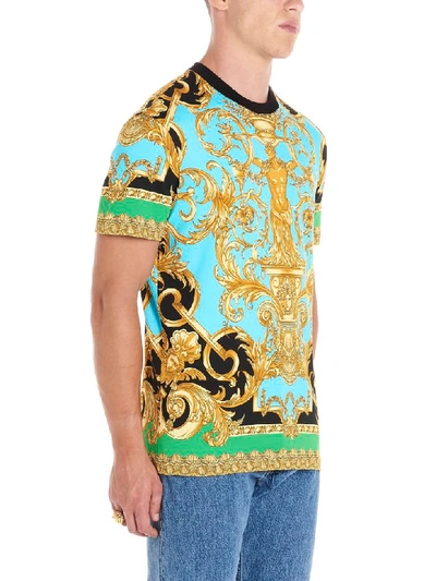 Shop Versace Home Barocco T-shirt In Multicolor