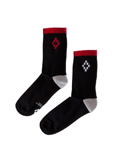 Shop Marcelo Burlon County Of Milan County Of Milan Socks In Black In Nero