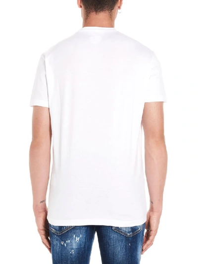 Shop Dsquared2 Tape Logo T-shirt In White