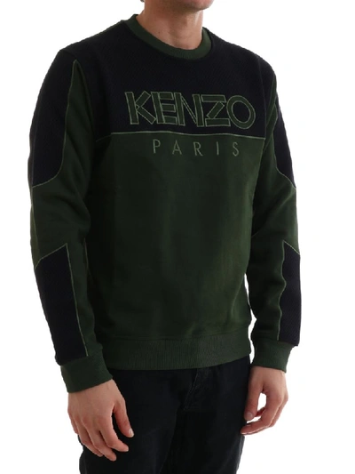 Shop Kenzo Logo Sweatshirt Green