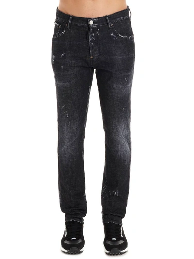 Shop Dsquared2 Sexy Mercury Jeans In Black