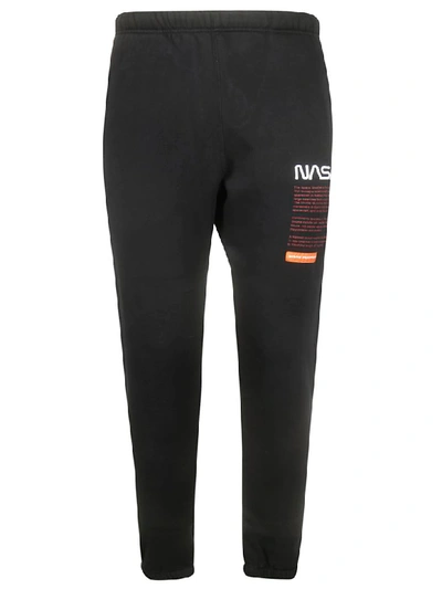 Shop Heron Preston Slim Sweat Track Pants In Black/multicolor