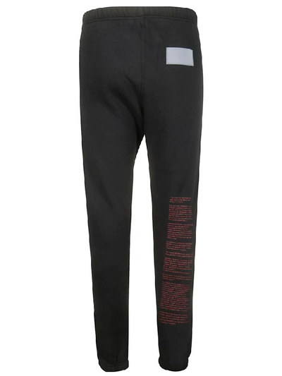 Shop Heron Preston Slim Sweat Track Pants In Black/multicolor