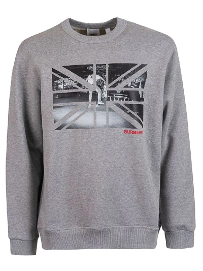 Shop Burberry Kershaw Sweatshirt In Grey
