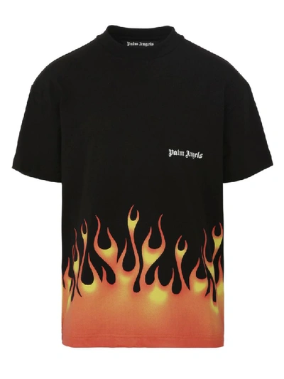 Shop Palm Angels Firestarter T-shirt In Black
