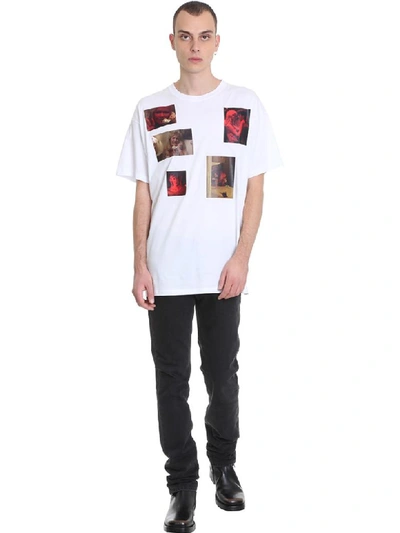 Shop Raf Simons T-shirt In White Cotton