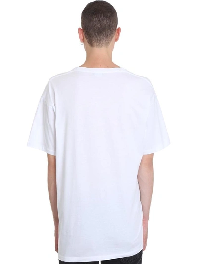 Shop Raf Simons T-shirt In White Cotton