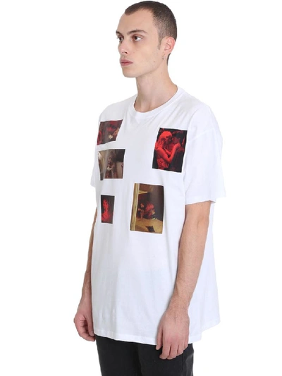 Shop Raf Simons T-shirt In White Cotton