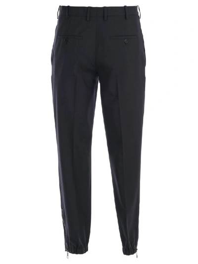 Shop Neil Barrett Pants Skinny In Dark Navy