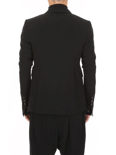 Shop Rick Owens Tuxedo Jacket In Black (black)