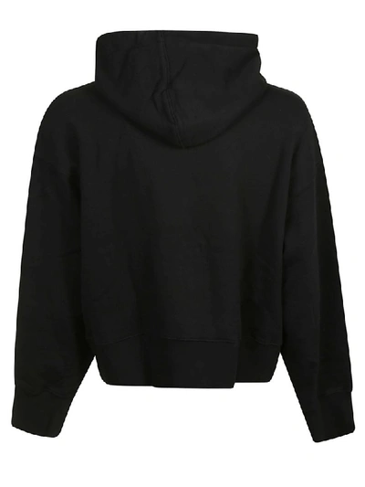 Shop Palm Angels Sensitive Content Hoodie In Black/white