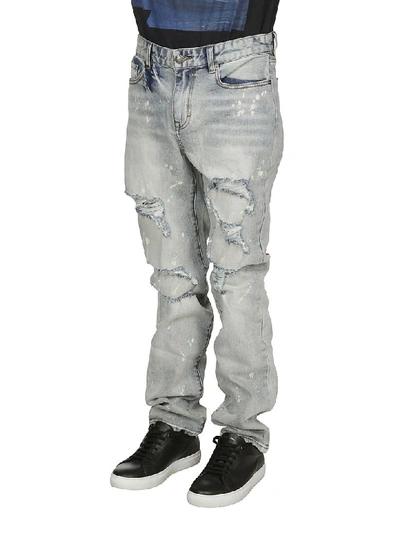 Shop Haculla Slim Fit Jeans In Med Blue Wash