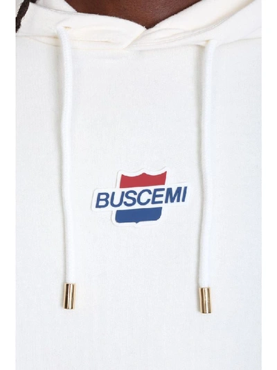 Shop Buscemi Sweatshirt In White Cotton