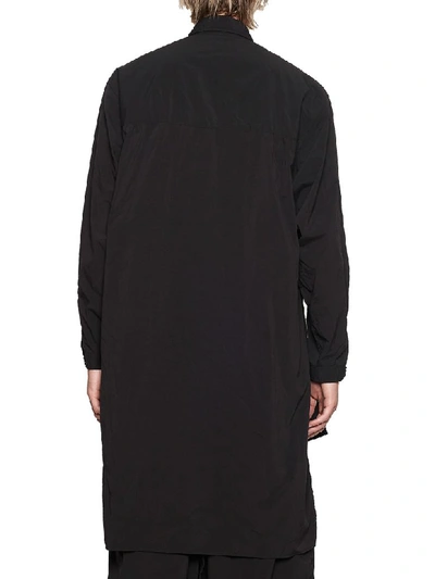 Shop Yohji Yamamoto Garment Shirt In Black