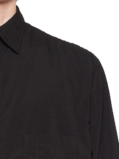 Shop Yohji Yamamoto Garment Shirt In Black