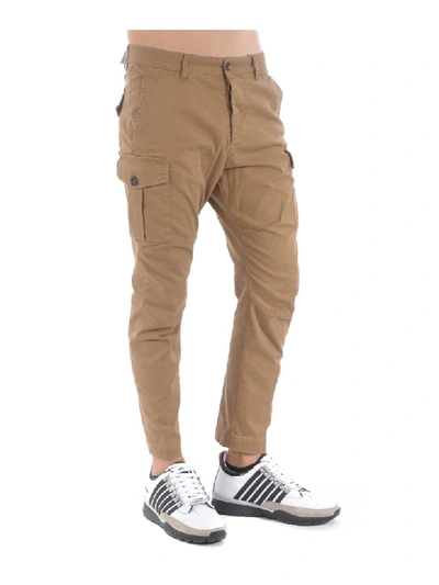 Shop Dsquared2 Pants In Cammello