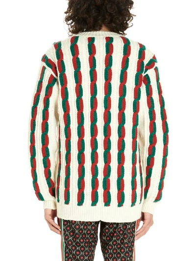 Shop Gucci Cardigan In Multicolor