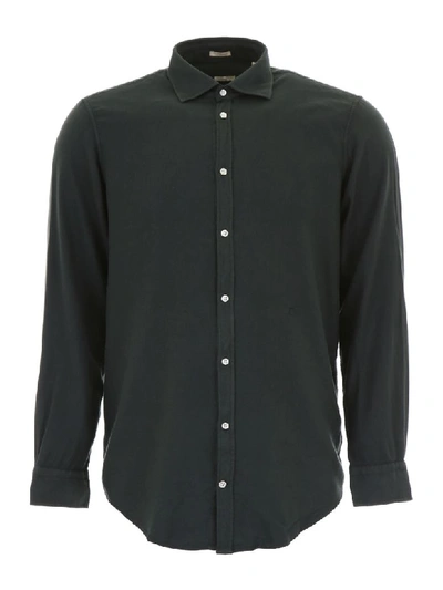 Shop Massimo Alba Genova Shirt In Omas Green (green)