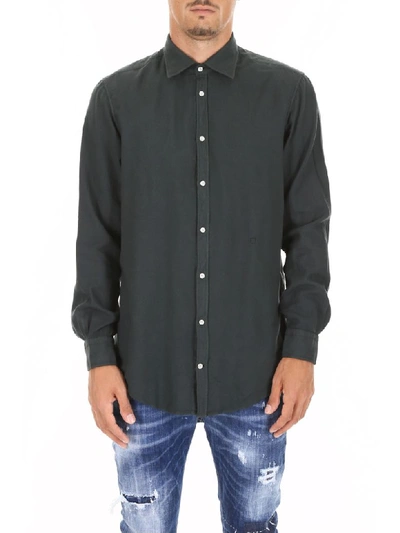 Shop Massimo Alba Genova Shirt In Omas Green (green)