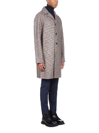 Shop Prada Coat In Cammello