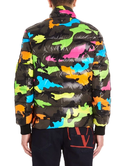 Shop Valentino Camou Multicolor Jacket