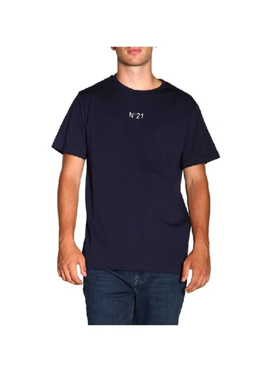 Shop N°21 N° 21 T-shirt T-shirt Men N° 21 In Blue