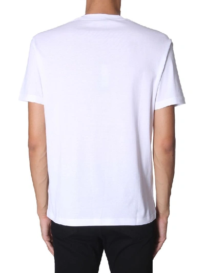 Shop Versace Round Neck T-shirt In Bianco