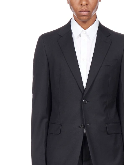 Shop Prada Suit In Nero