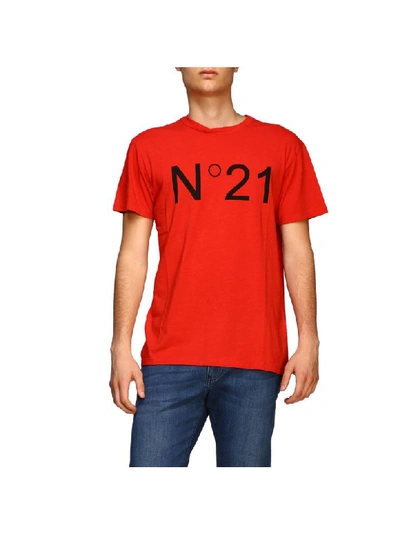 Shop N°21 N° 21 T-shirt T-shirt Men N° 21 In Red