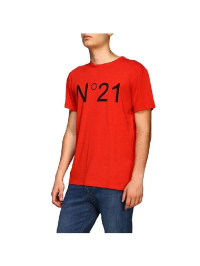 Shop N°21 N° 21 T-shirt T-shirt Men N° 21 In Red