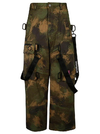 Shop Off-white Paintbrush Trousers In Multicolor