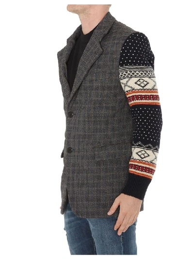 Shop Junya Watanabe Blazer In Multicolor