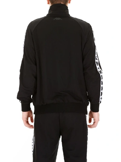 Shop Kappa Half-zip Sweatshirt In Black (black)