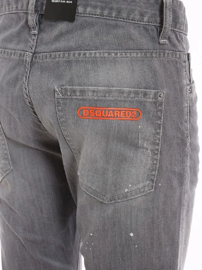 Dsquared2 Skinny Dan Jeans In Light Grey | ModeSens