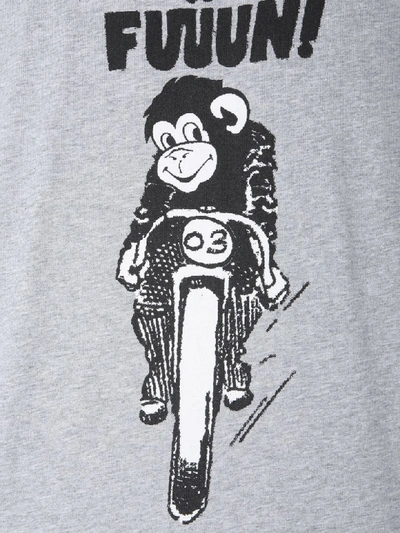 Shop Ps By Paul Smith Monkey T-shirt In Grigio