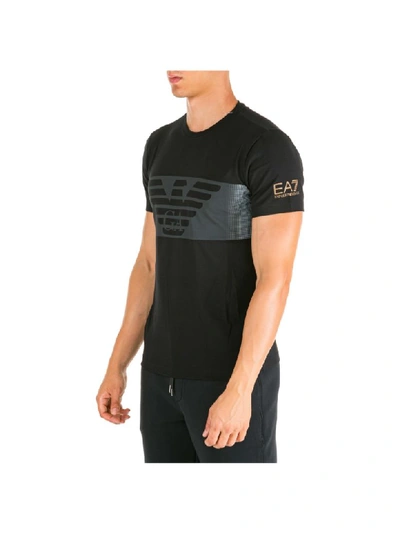 Shop Ea7 Emporio Armani  Wings T-shirt In Black